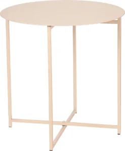 Mica Decorations Bijzettafel Mikki Roze D 40 H 40 Cm