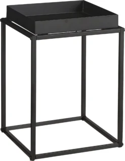 Mica Decorations Bijzettafel Nero Zwart D 30 H 32,5 Cm