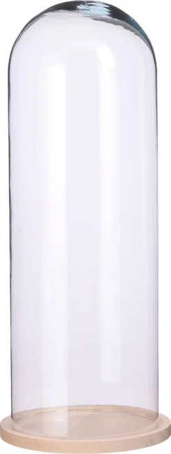 Mica Decorations Stolp Met Schotel Hella Transparant D 21 H 55,5 Cm