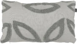 In The Mood Collection sierkussen Gracie grijs 55 x 35 cm
