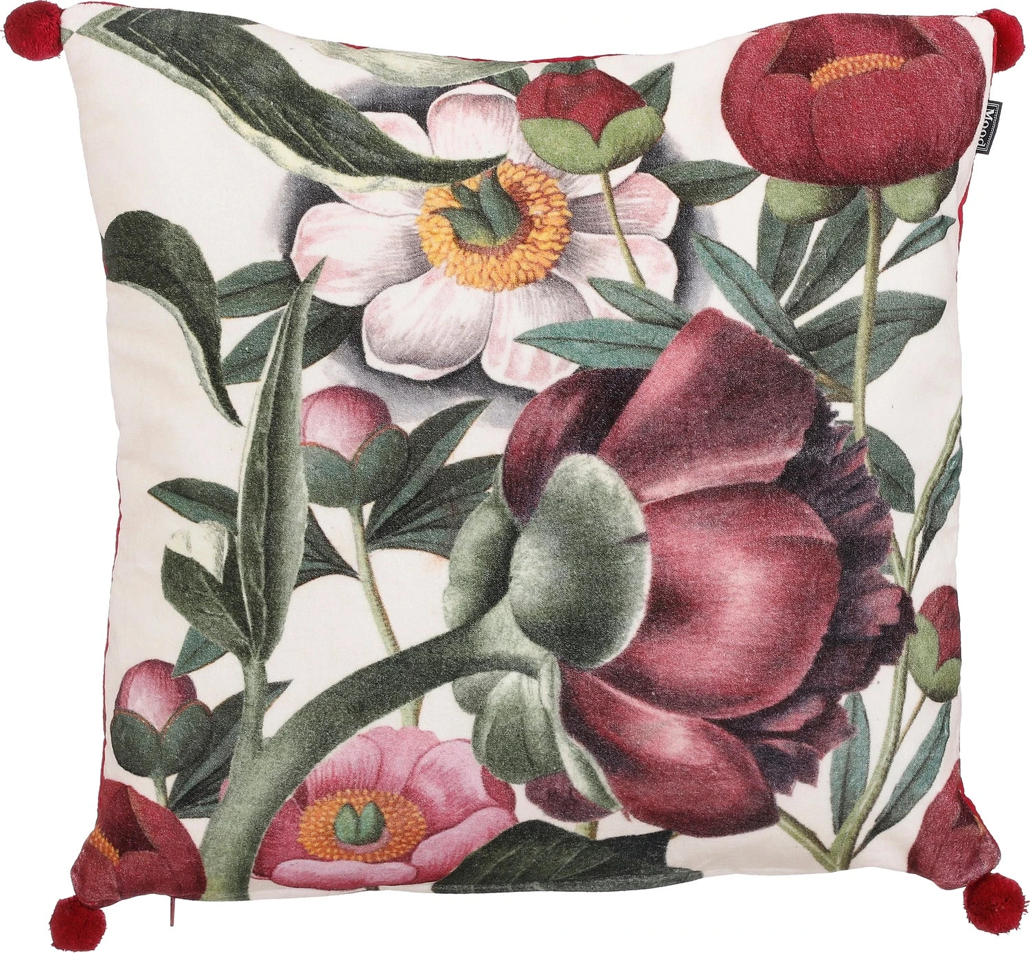 In The Mood Collection sierkussen Rosario rood 50 x 50 cm 1 In The Mood Collection sierkussen Rosario rood 50 x 50 cm