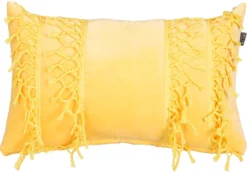 In The Mood Collection Sierkussen Alica Geel 55 X 35 X 10 Cm