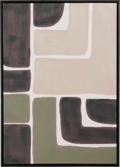 Mica Decorations Schilderij Kubu Multi 50 X 70 X 3,5 Cm