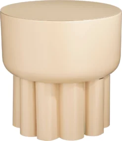 Mica Decorations Bijzettafel Rohan Crème D 38 H 39 Cm