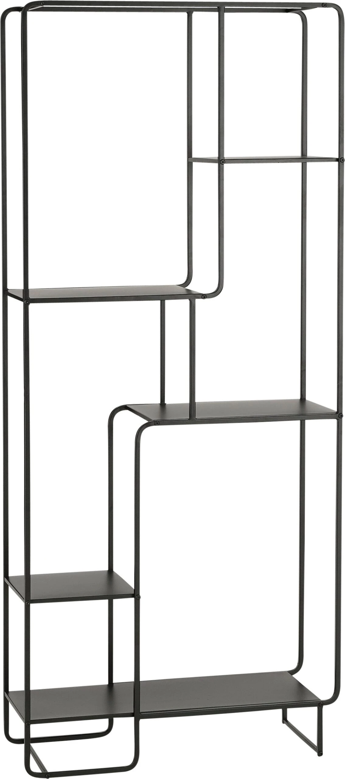 Mica Decorations Stellingkast Jules Zwart 76 X 30 X 178 Cm 1 Mica Decorations Stellingkast Jules Zwart 76 X 30 X 178 Cm