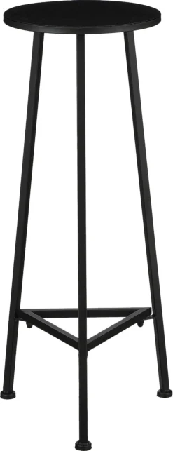 Mica Decorations Bijzettafel Zwart D 30 H 80 Cm