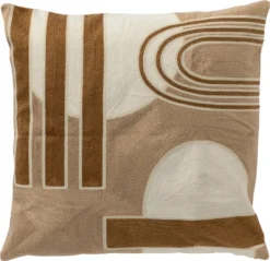 Dutch Decor Sierkussen Demi Beige 45 X 45 X 5 Cm