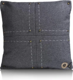 COCO Maison Sierkussen Avery Antraciet 50 X 50 Cm