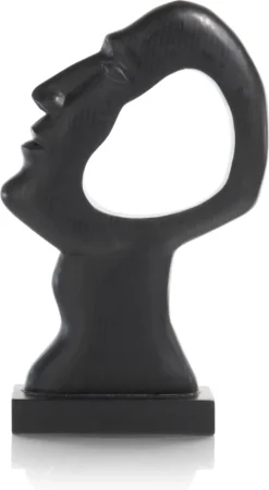 Coco Maison Beeld Aziza Zwart 27 X 9 X 38 Cm